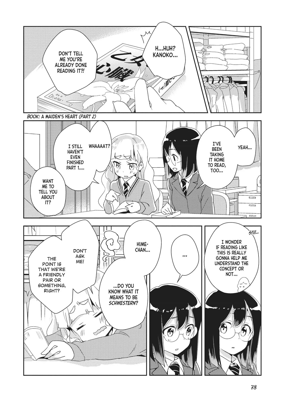 Watashi no Yuri wa Oshigoto desu! Chapter 14 page 18 - Chapter 14: Whom Shall I Vote For?