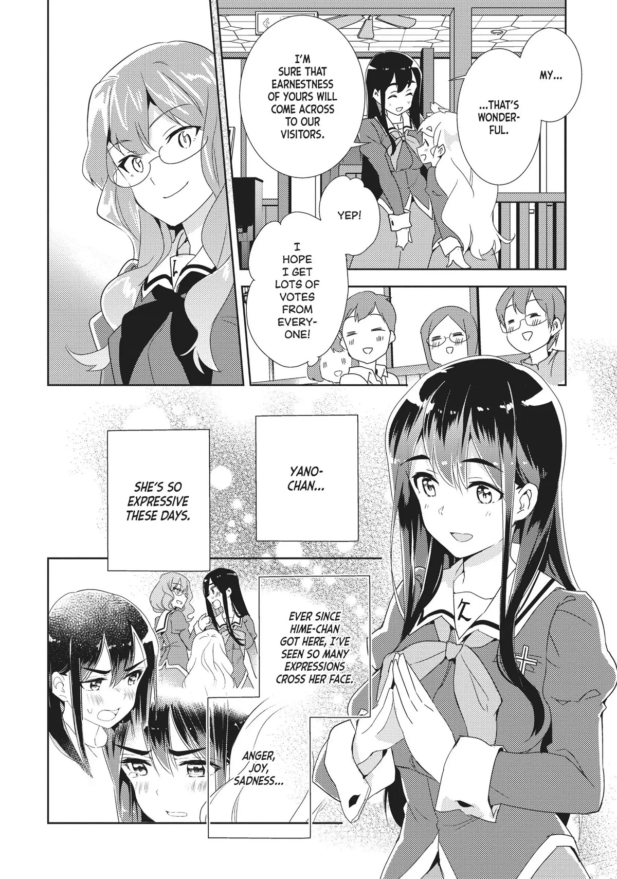 Watashi no Yuri wa Oshigoto desu! Chapter 14 page 6 - Chapter 14: Whom Shall I Vote For?