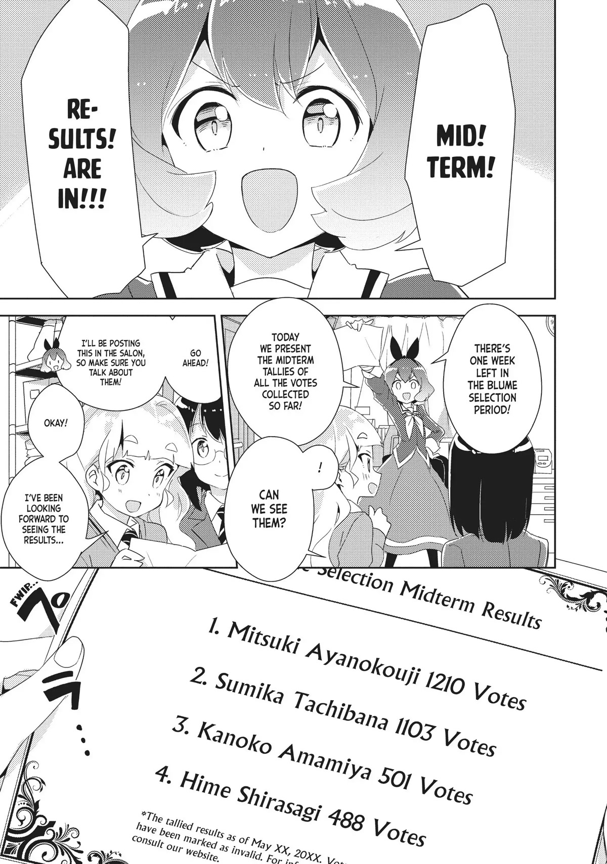 Watashi no Yuri wa Oshigoto desu! Chapter 15 page 3 - Chapter 15: The Midterm Results Are Here!