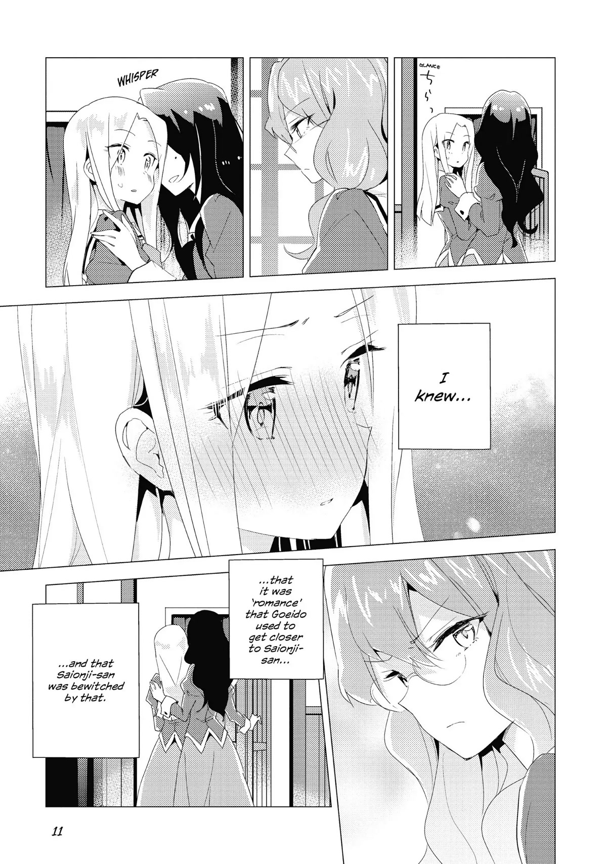 Watashi no Yuri wa Oshigoto desu! Chapter 17 page 11 - Chapter 17: Lady Blume's Decree