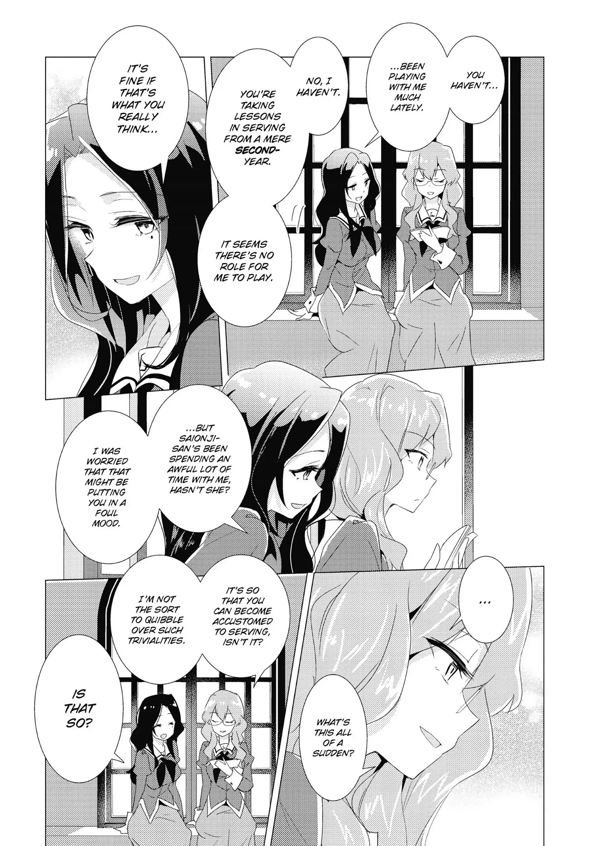 Watashi no Yuri wa Oshigoto desu! Chapter 17 page 13 - Chapter 17: Lady Blume's Decree
