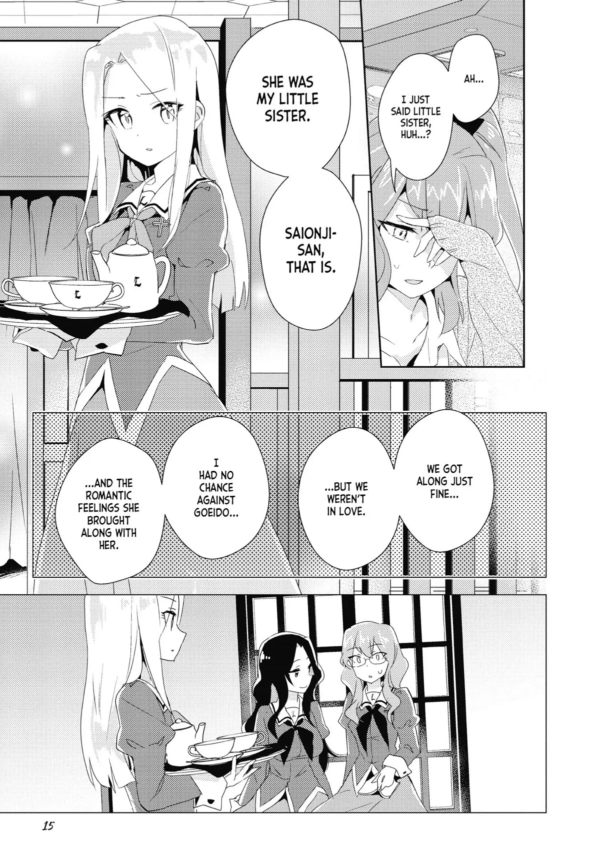 Watashi no Yuri wa Oshigoto desu! Chapter 17 page 15 - Chapter 17: Lady Blume's Decree