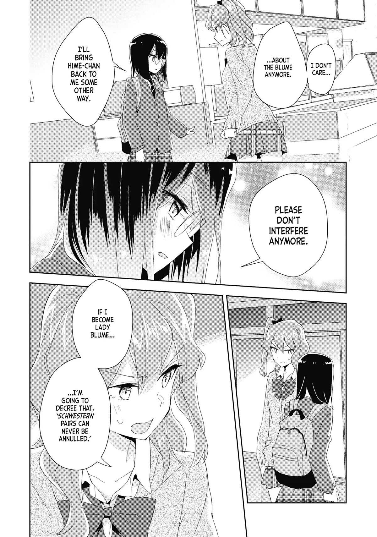 Watashi no Yuri wa Oshigoto desu! Chapter 17 page 6 - Chapter 17: Lady Blume's Decree