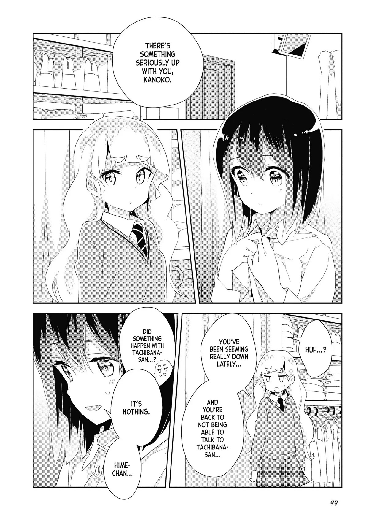 Watashi no Yuri wa Oshigoto desu! Chapter 18 page 10 - Chapter 18: Will You Come Back?