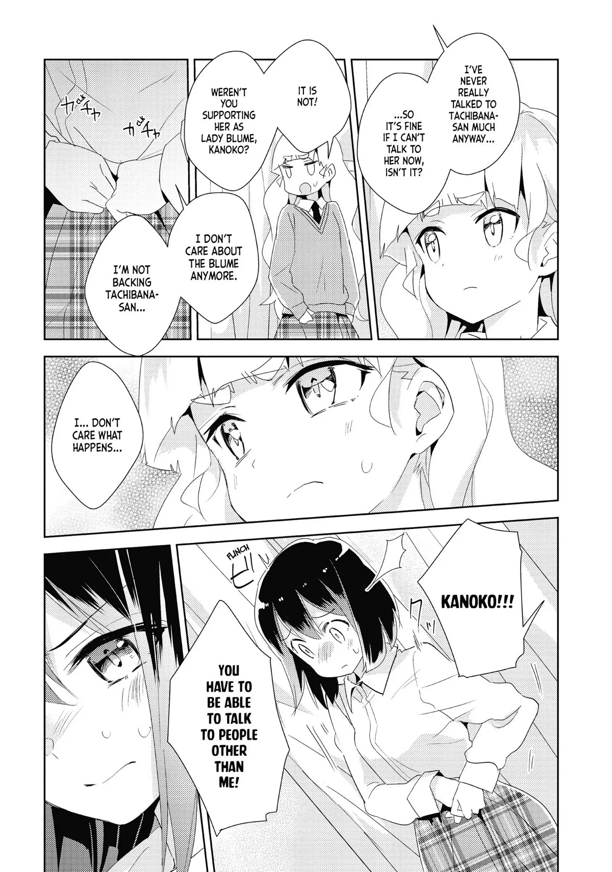 Watashi no Yuri wa Oshigoto desu! Chapter 18 page 11 - Chapter 18: Will You Come Back?