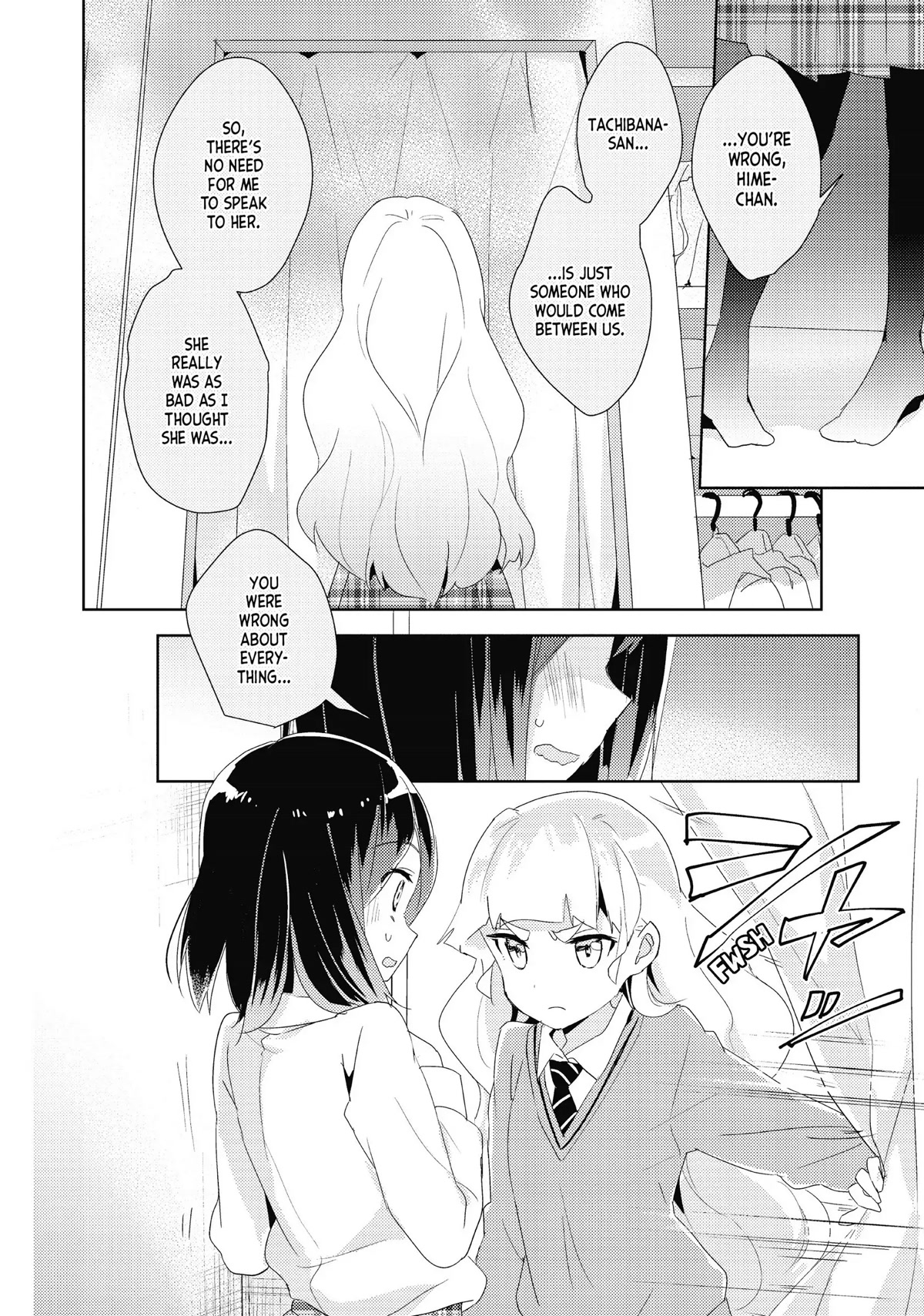 Watashi no Yuri wa Oshigoto desu! Chapter 18 page 12 - Chapter 18: Will You Come Back?