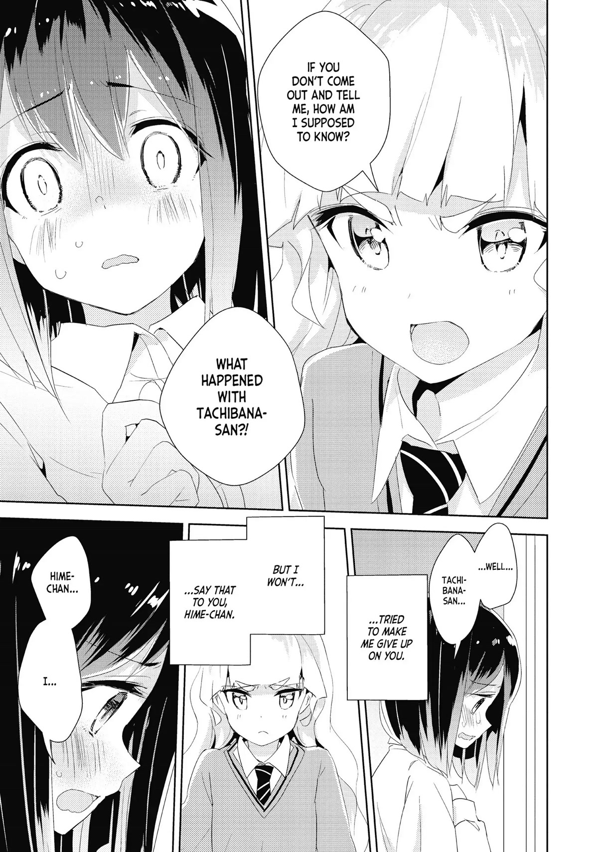 Watashi no Yuri wa Oshigoto desu! Chapter 18 page 13 - Chapter 18: Will You Come Back?