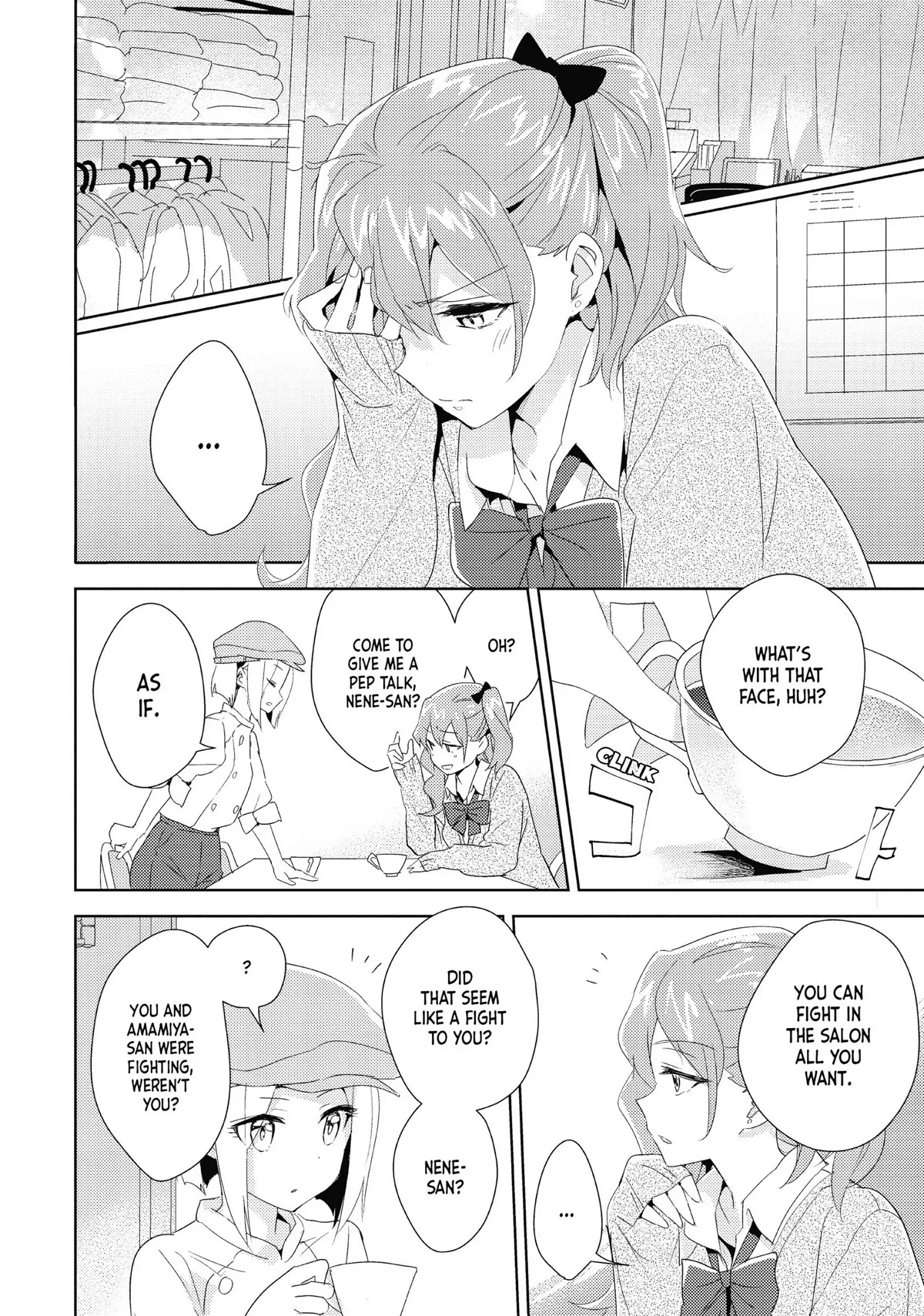 Watashi no Yuri wa Oshigoto desu! Chapter 18 page 18 - Chapter 18: Will You Come Back?