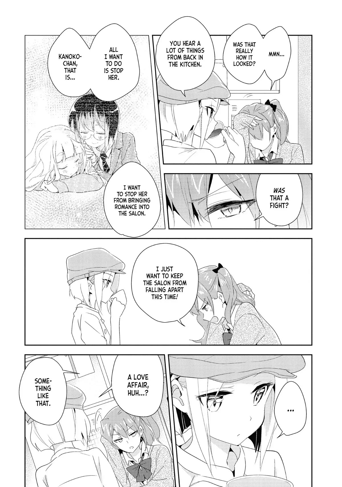 Watashi no Yuri wa Oshigoto desu! Chapter 18 page 19 - Chapter 18: Will You Come Back?