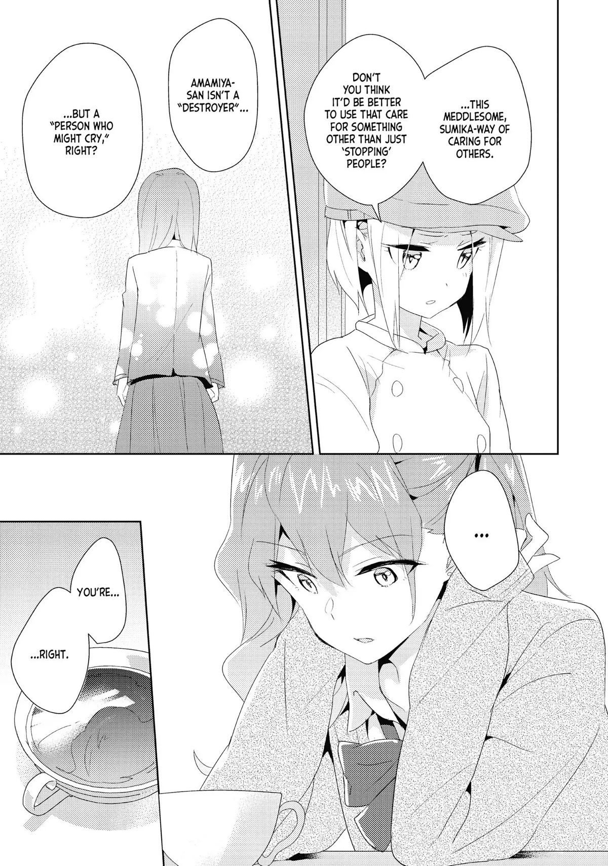 Watashi no Yuri wa Oshigoto desu! Chapter 18 page 23 - Chapter 18: Will You Come Back?