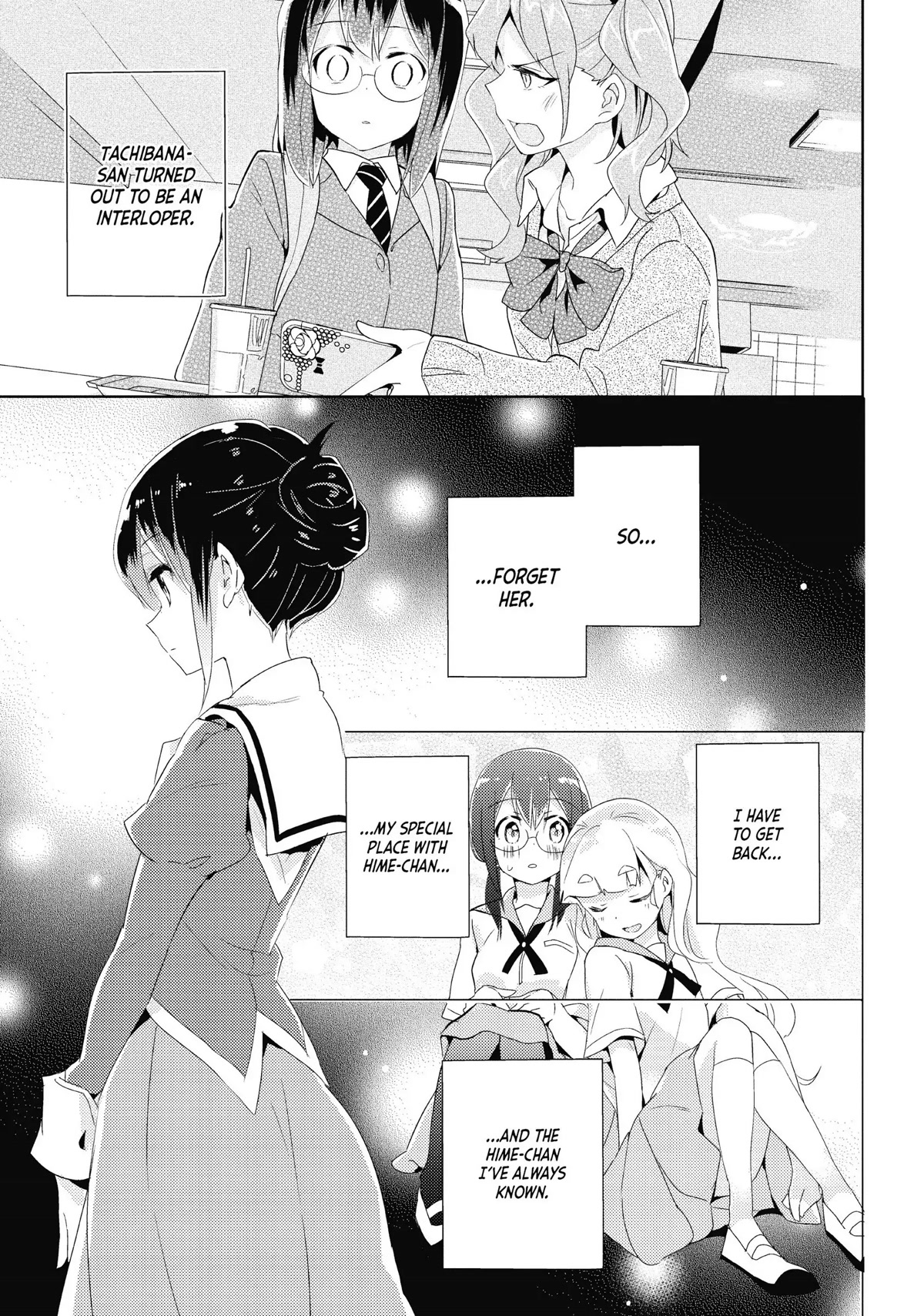 Watashi no Yuri wa Oshigoto desu! Chapter 18 page 3 - Chapter 18: Will You Come Back?