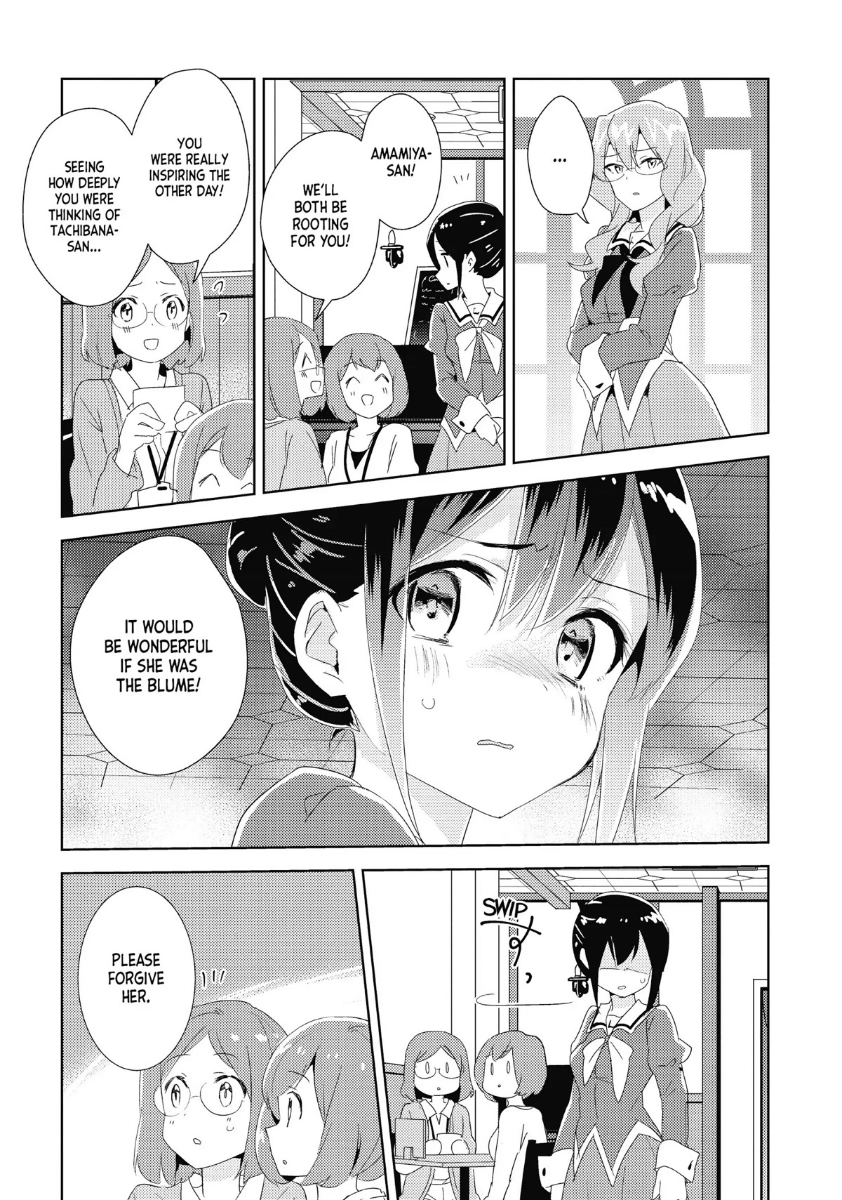 Watashi no Yuri wa Oshigoto desu! Chapter 18 page 7 - Chapter 18: Will You Come Back?
