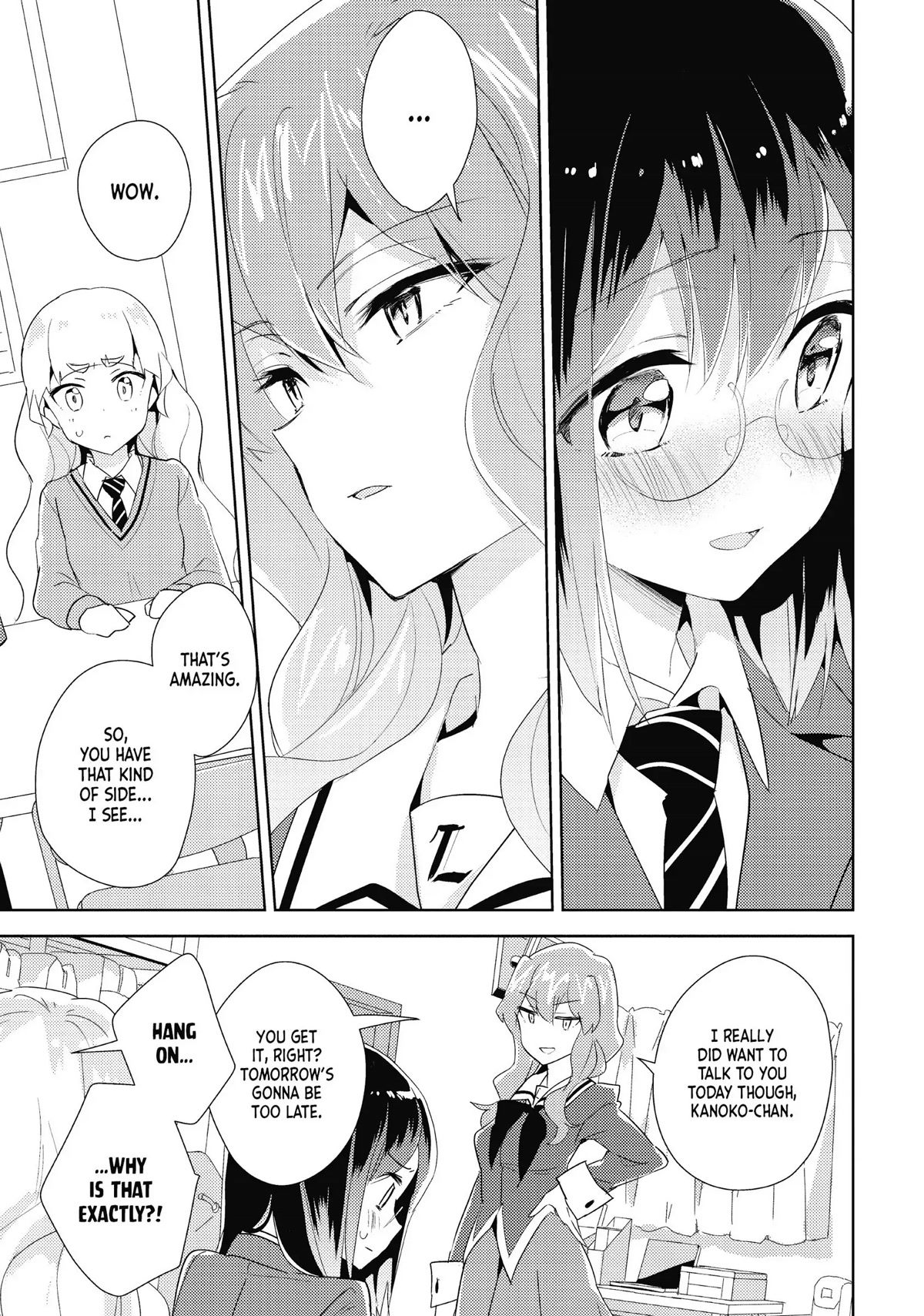 Watashi no Yuri wa Oshigoto desu! Chapter 19 page 13 - Chapter 19: What Must Be Stopped
