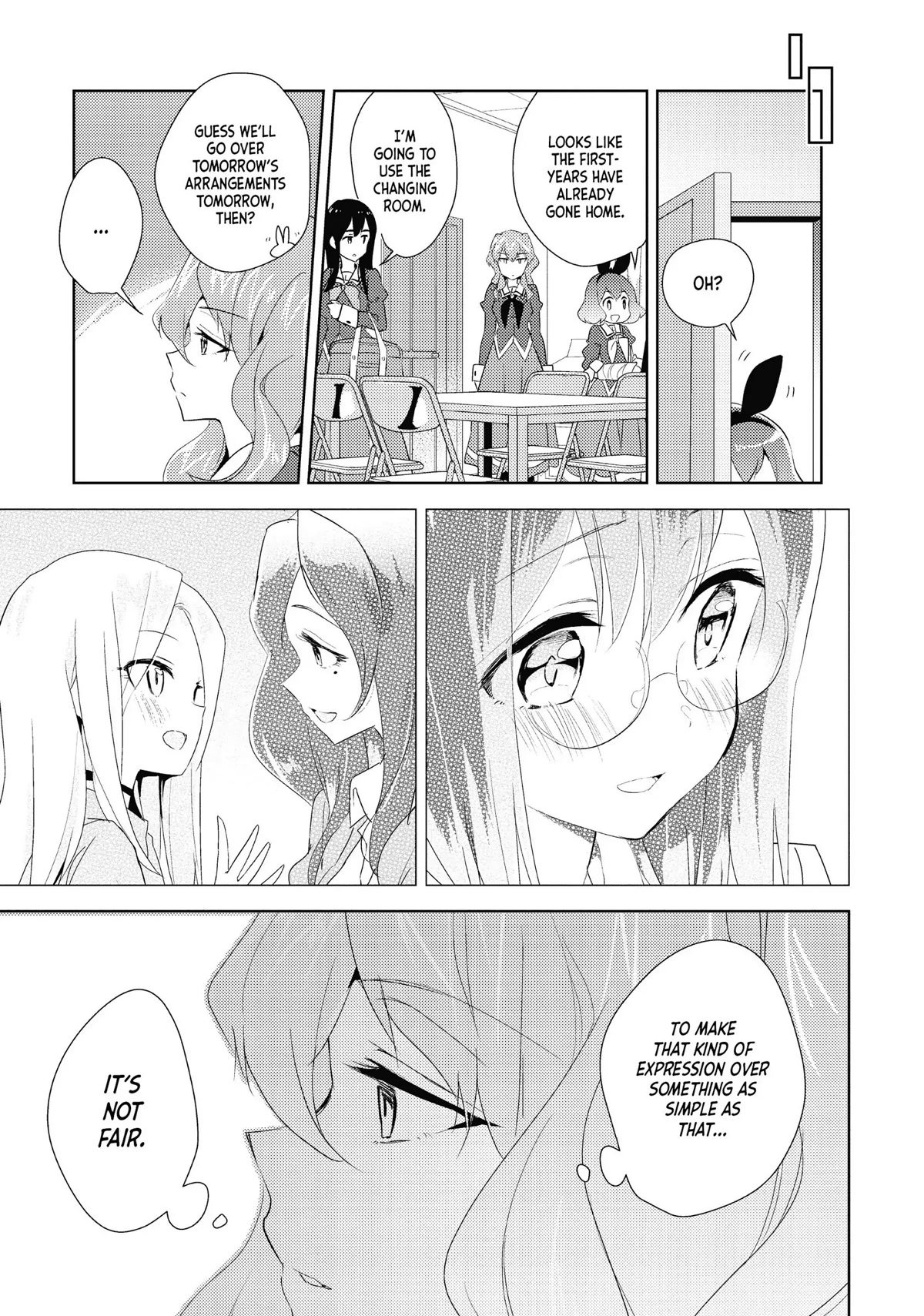 Watashi no Yuri wa Oshigoto desu! Chapter 19 page 17 - Chapter 19: What Must Be Stopped