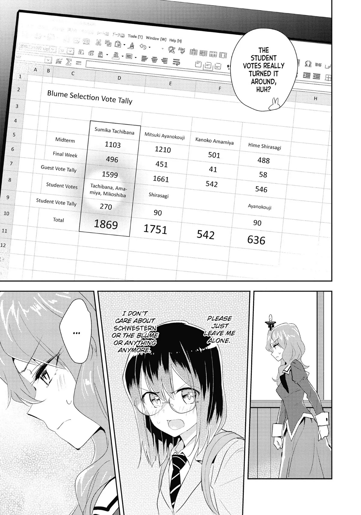 Watashi no Yuri wa Oshigoto desu! Chapter 19 page 5 - Chapter 19: What Must Be Stopped