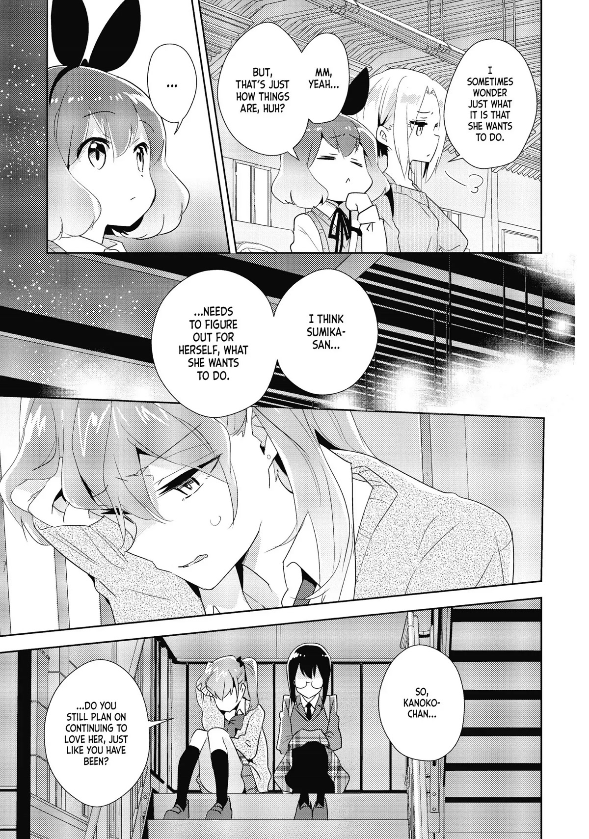 Watashi no Yuri wa Oshigoto desu! Chapter 20 page 13 - Chapter 20: Blume der Liebe