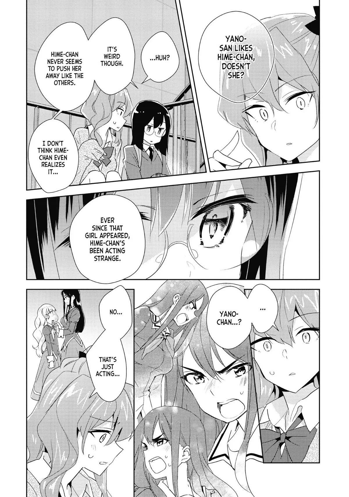 Watashi no Yuri wa Oshigoto desu! Chapter 20 page 9 - Chapter 20: Blume der Liebe