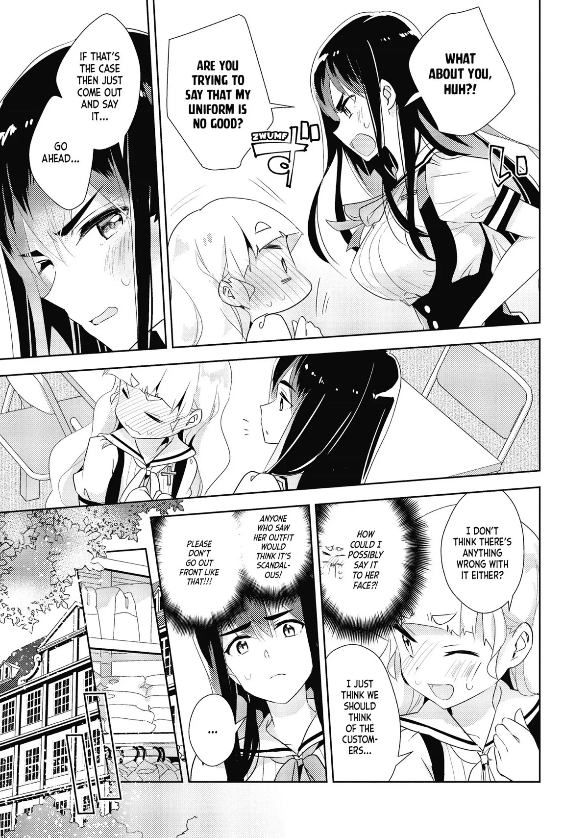 Watashi no Yuri wa Oshigoto desu! Chapter 21 page 11 - Chapter 21: Beware! Summer Clothes!