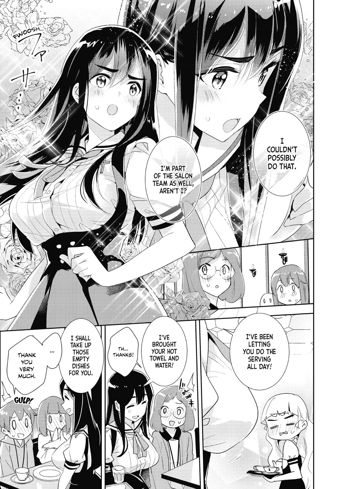 Watashi no Yuri wa Oshigoto desu! Chapter 21 page 15 - Chapter 21: Beware! Summer Clothes!