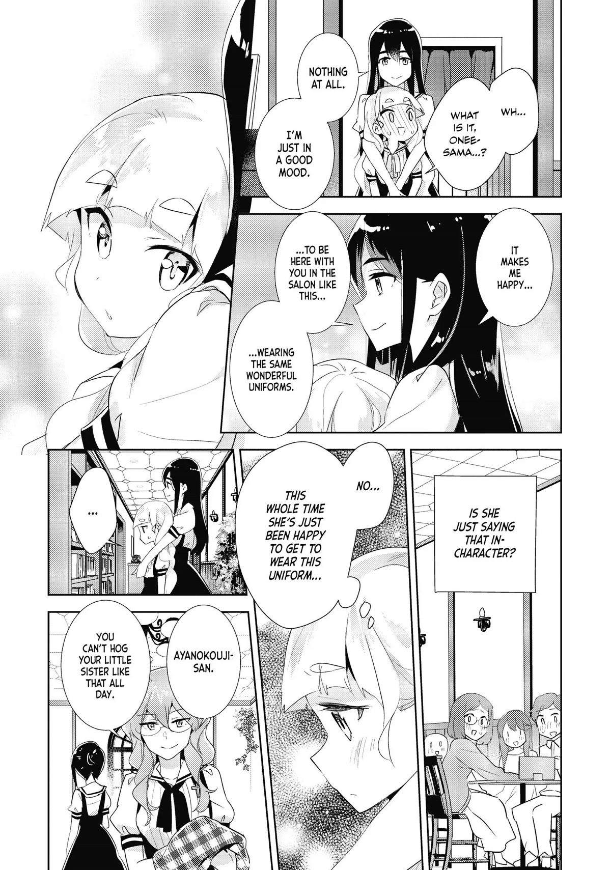 Watashi no Yuri wa Oshigoto desu! Chapter 21 page 19 - Chapter 21: Beware! Summer Clothes!