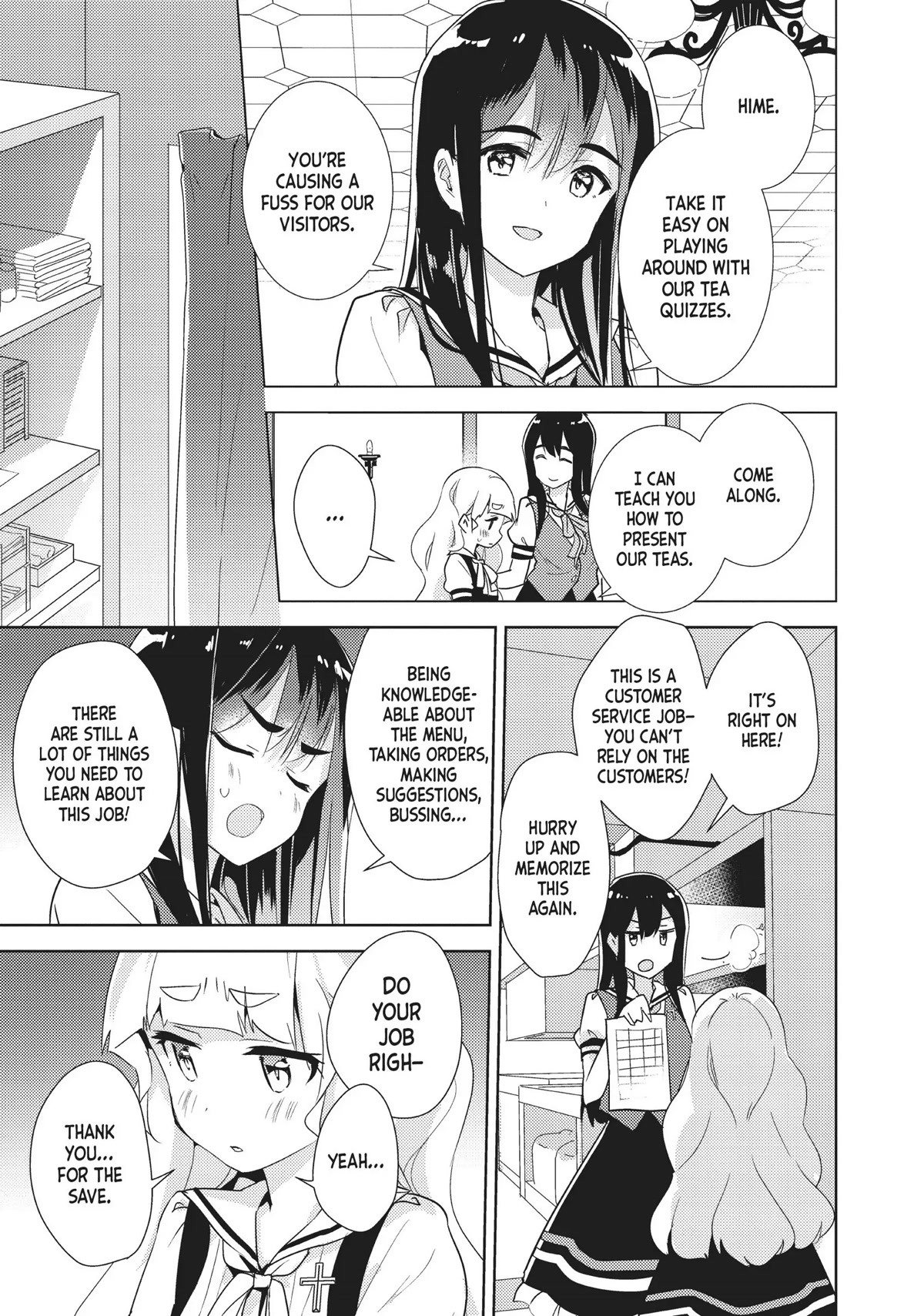 Watashi no Yuri wa Oshigoto desu! Chapter 22 page 19 - Chapter 22: Please Enjoy Our Tea