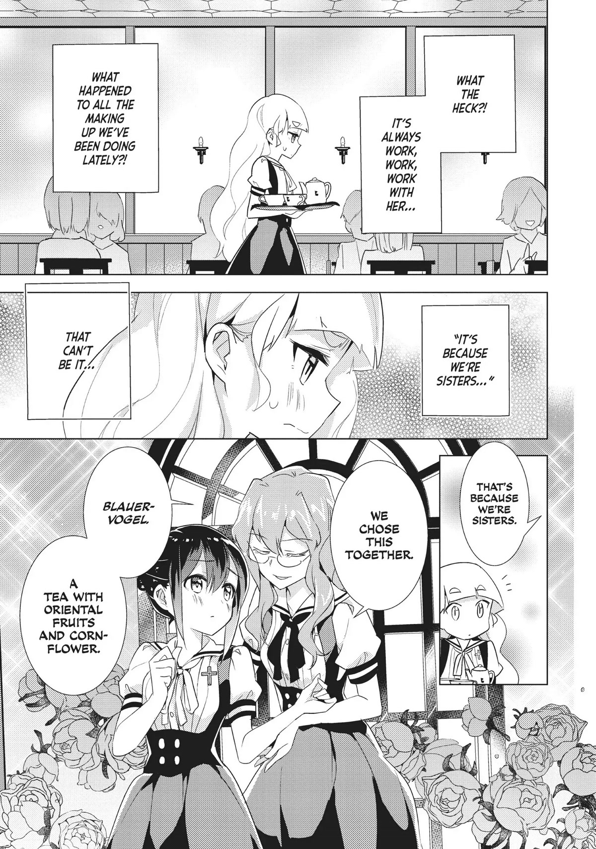 Watashi no Yuri wa Oshigoto desu! Chapter 22 page 23 - Chapter 22: Please Enjoy Our Tea