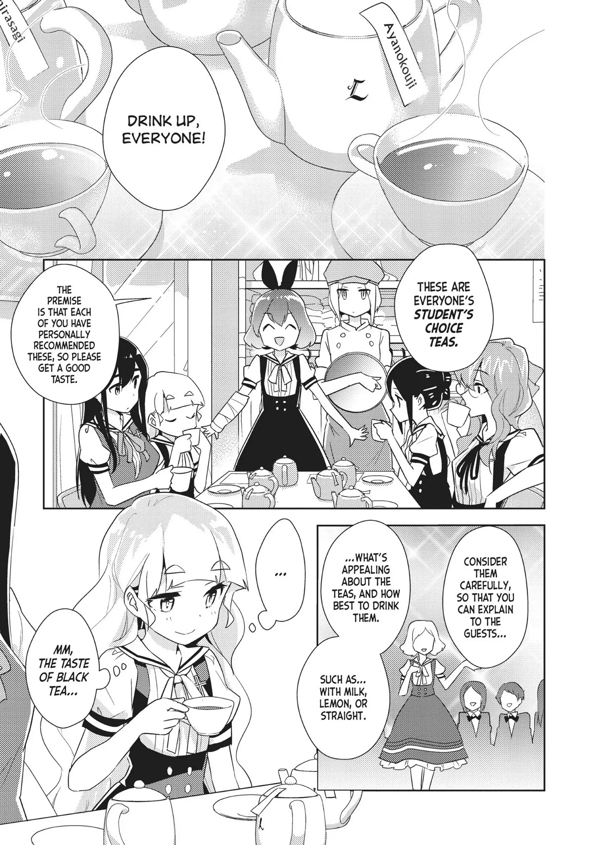 Watashi no Yuri wa Oshigoto desu! Chapter 22 page 5 - Chapter 22: Please Enjoy Our Tea
