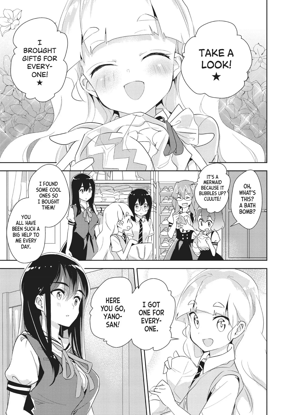 Watashi no Yuri wa Oshigoto desu! Chapter 24 page 1 - Chapter 24: I Offer This to You, Onee-sama!