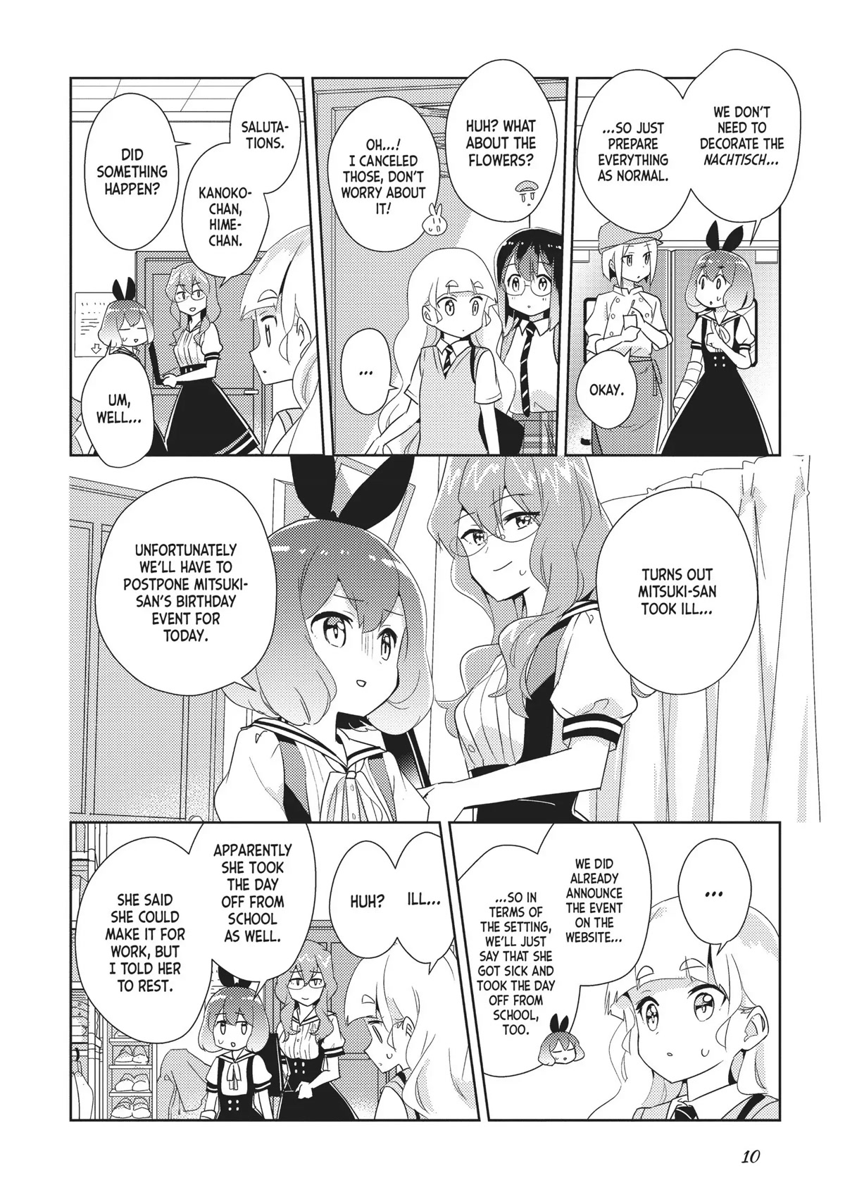 Watashi no Yuri wa Oshigoto desu! Chapter 27 page 10 - Chapter 27: Onee-sama's Absence