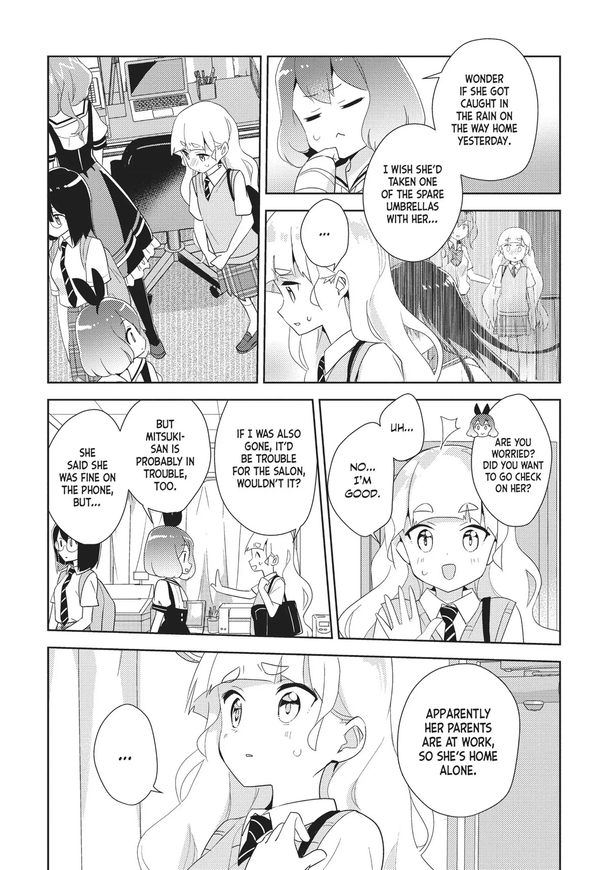 Watashi no Yuri wa Oshigoto desu! Chapter 27 page 11 - Chapter 27: Onee-sama's Absence