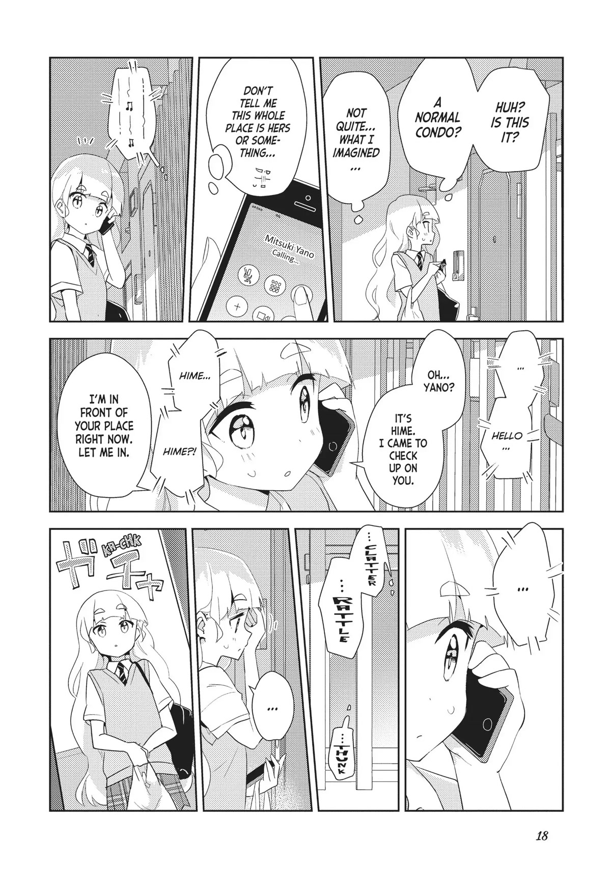 Watashi no Yuri wa Oshigoto desu! Chapter 27 page 18 - Chapter 27: Onee-sama's Absence