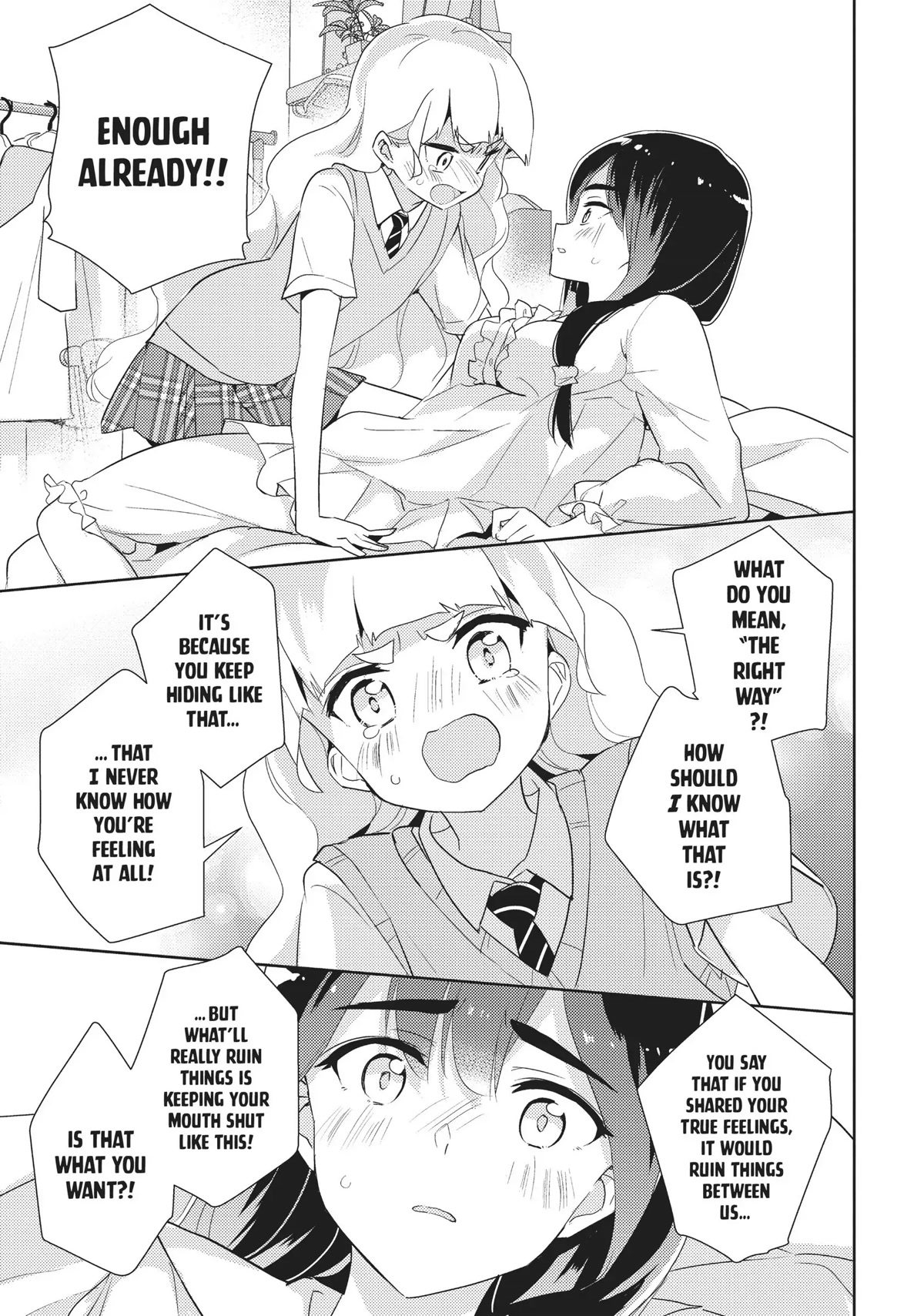 Watashi no Yuri wa Oshigoto desu! Chapter 28 page 13 - Chapter 28: Onee-sama's True Feelings