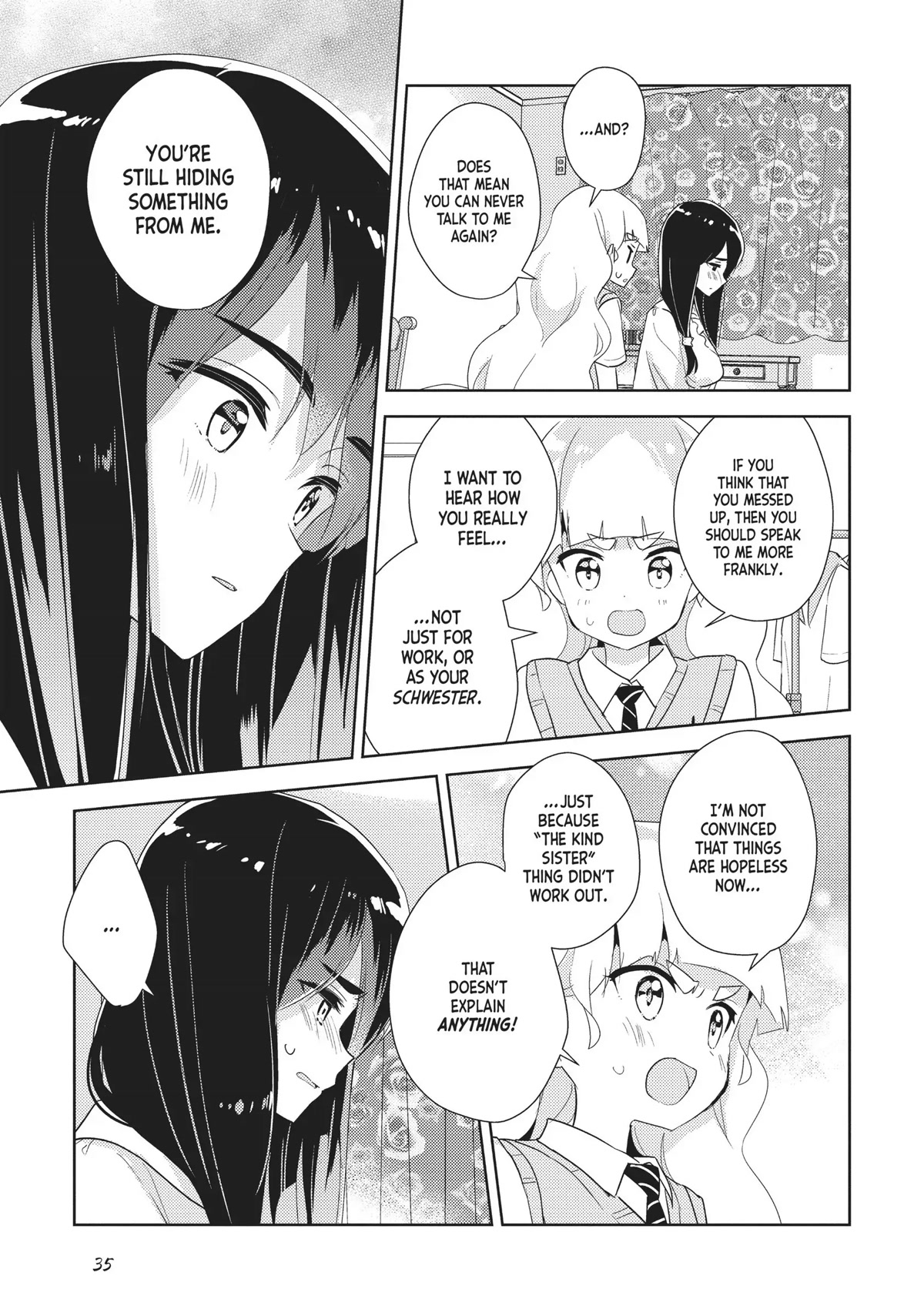 Watashi no Yuri wa Oshigoto desu! Chapter 28 page 5 - Chapter 28: Onee-sama's True Feelings
