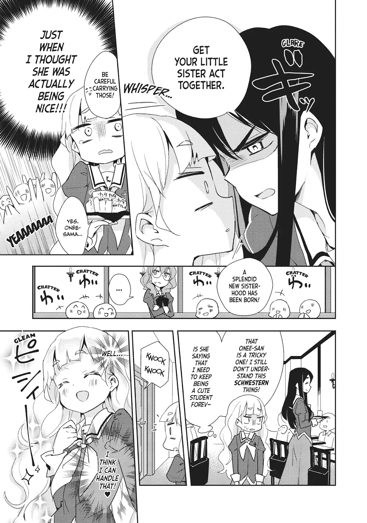 Watashi no Yuri wa Oshigoto desu! Chapter 3 page 9 - Chapter 3: Vol.1 Shift 3: Is This Guest a Friend of Yours?