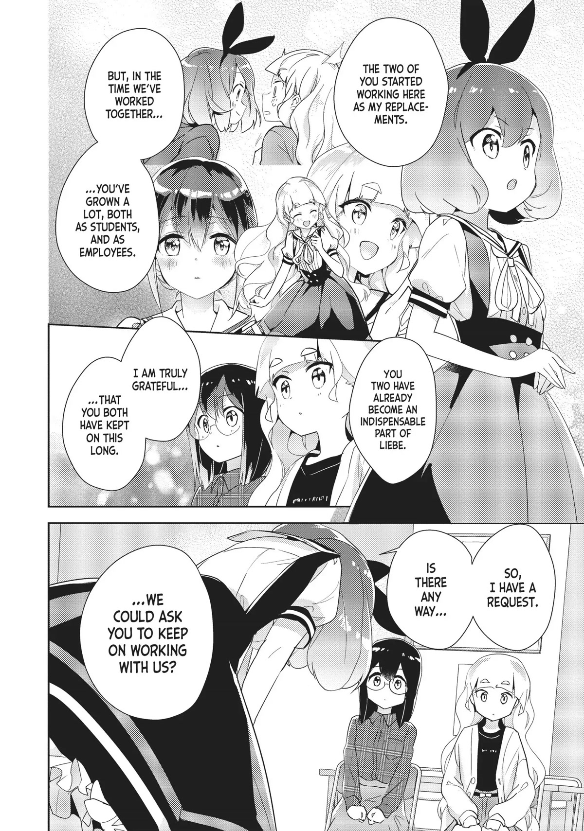 Watashi no Yuri wa Oshigoto desu! Chapter 31 page 10 - Chapter 31: Back to the Way Thing Were