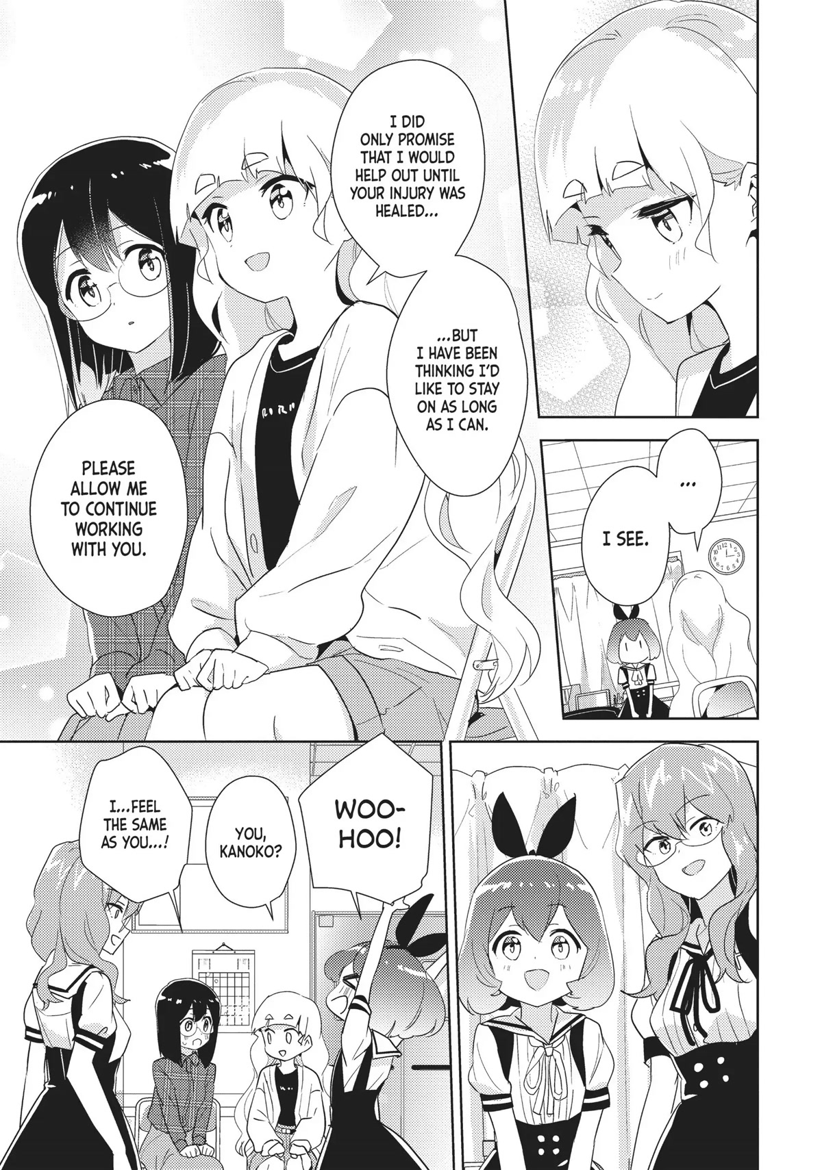 Watashi no Yuri wa Oshigoto desu! Chapter 31 page 11 - Chapter 31: Back to the Way Thing Were