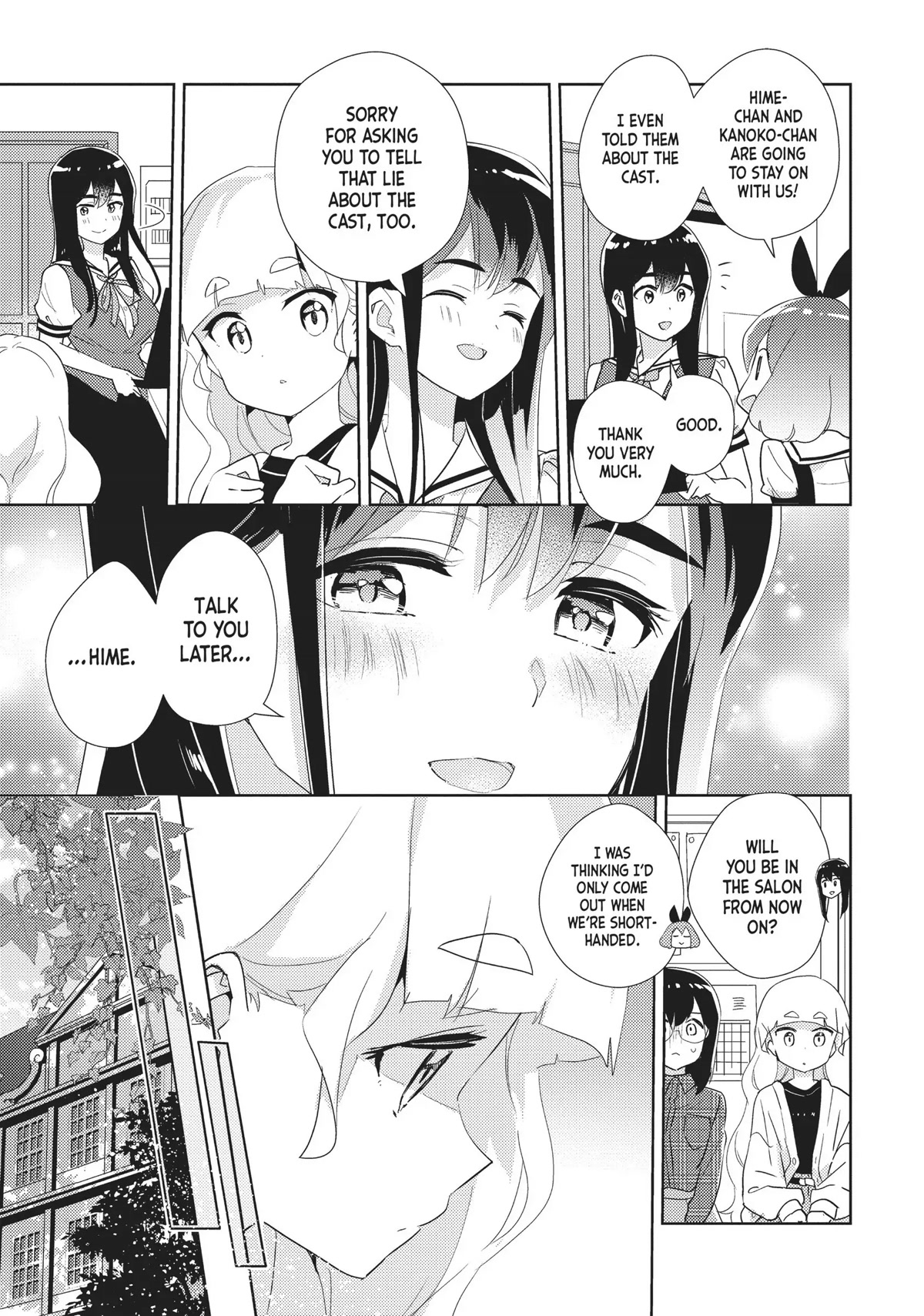 Watashi no Yuri wa Oshigoto desu! Chapter 31 page 13 - Chapter 31: Back to the Way Thing Were
