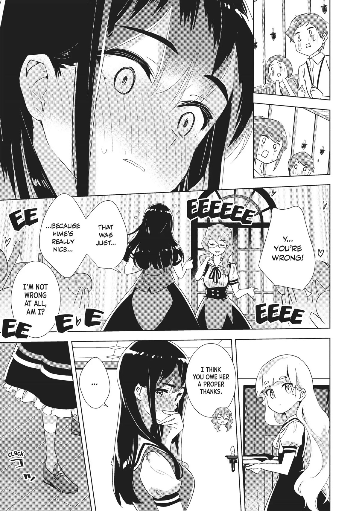 Watashi no Yuri wa Oshigoto desu! Chapter 31 page 17 - Chapter 31: Back to the Way Thing Were