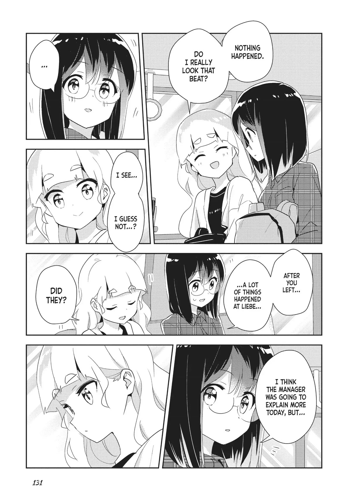 Watashi no Yuri wa Oshigoto desu! Chapter 31 page 5 - Chapter 31: Back to the Way Thing Were