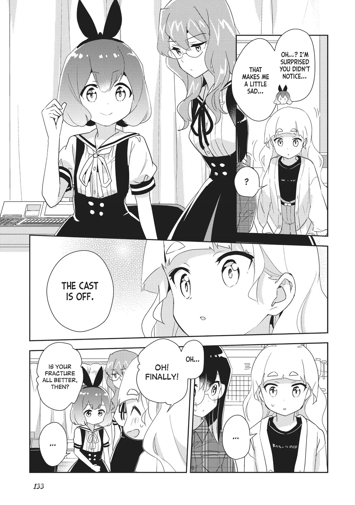 Watashi no Yuri wa Oshigoto desu! Chapter 31 page 7 - Chapter 31: Back to the Way Thing Were