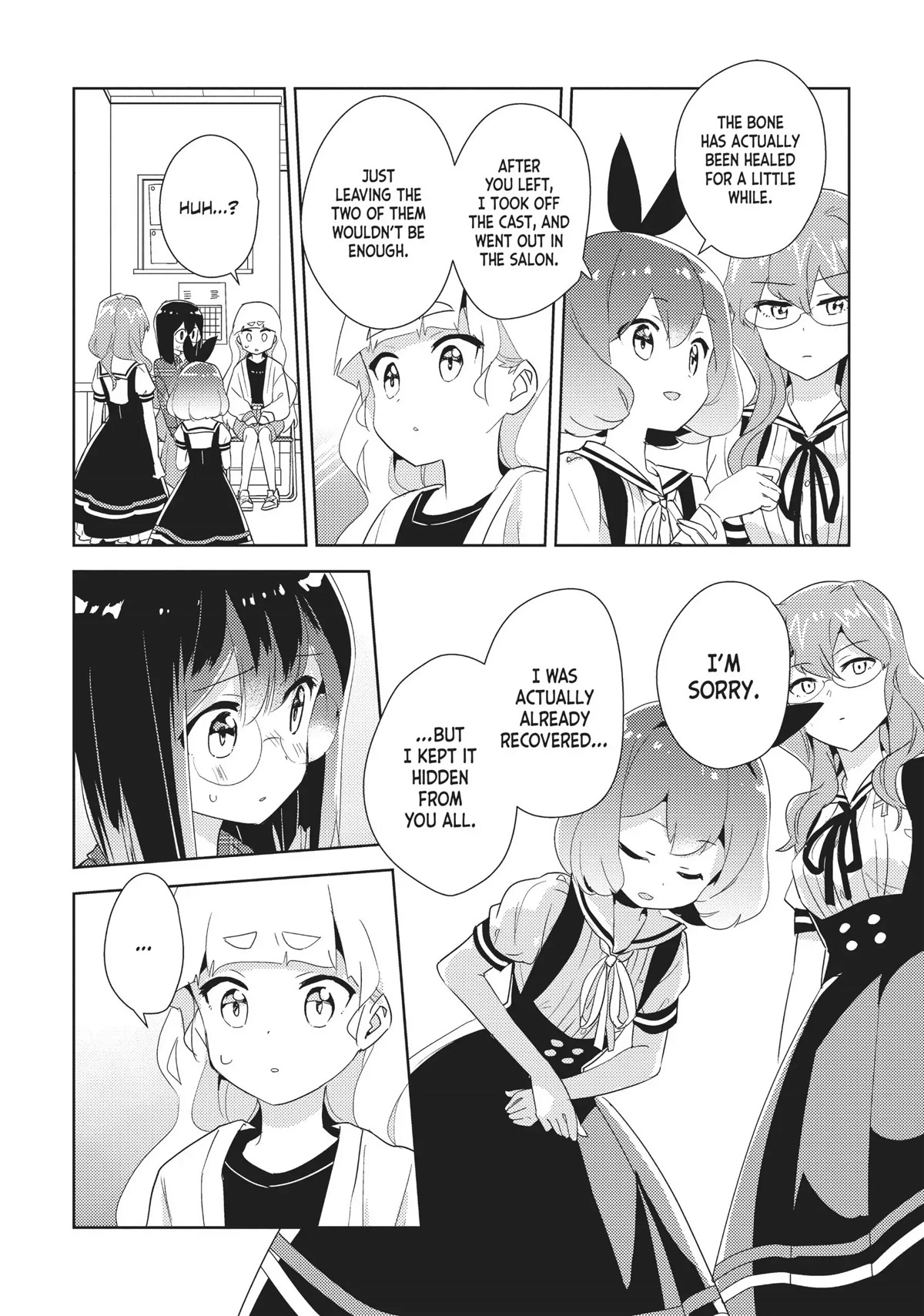 Watashi no Yuri wa Oshigoto desu! Chapter 31 page 8 - Chapter 31: Back to the Way Thing Were