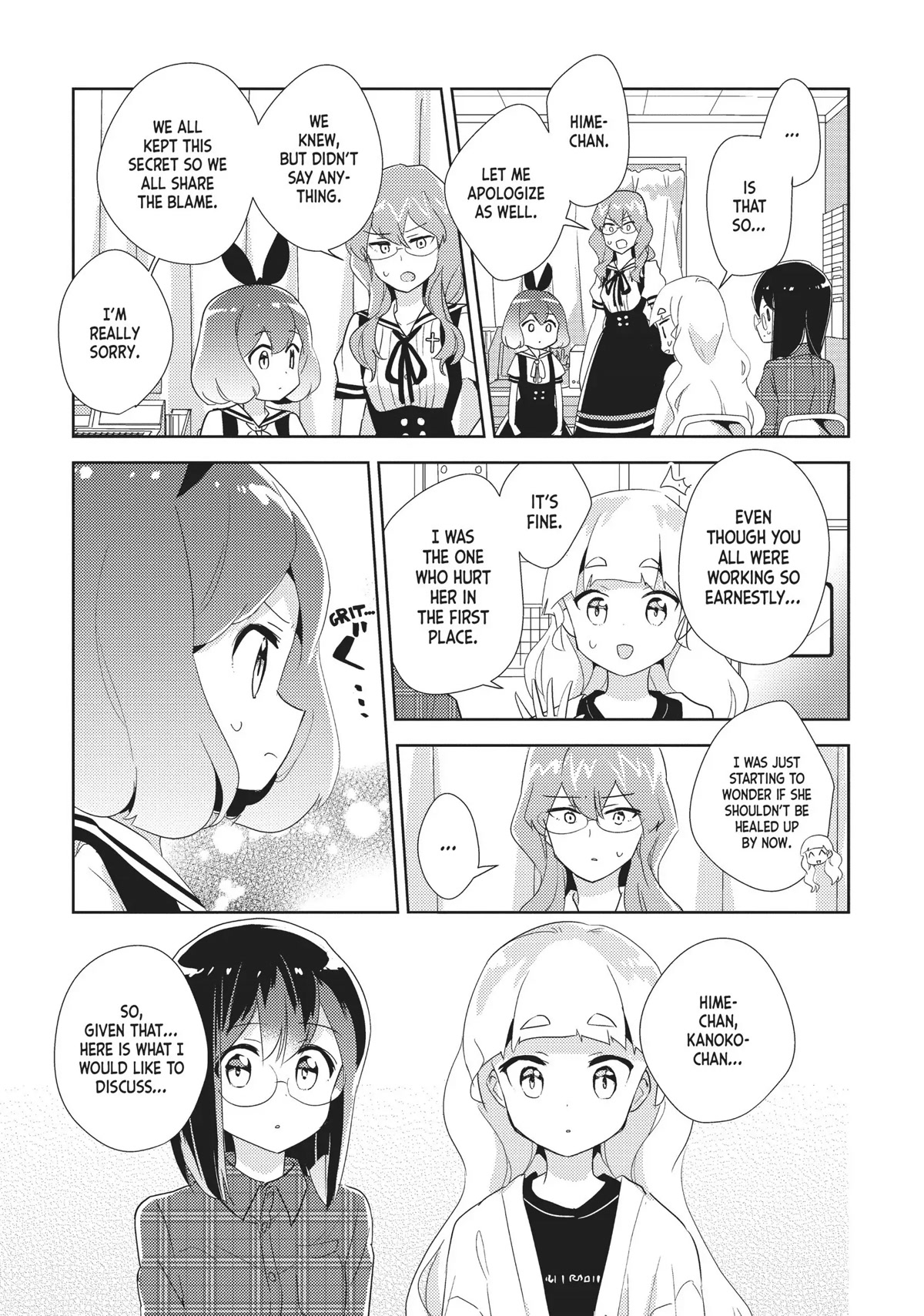 Watashi no Yuri wa Oshigoto desu! Chapter 31 page 9 - Chapter 31: Back to the Way Thing Were