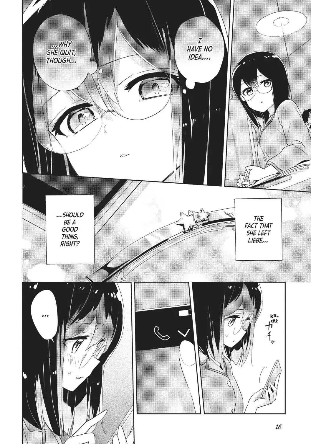 Watashi no Yuri wa Oshigoto desu! Chapter 32 page 16 - Chapter 32: Have You a Moment to Spare?