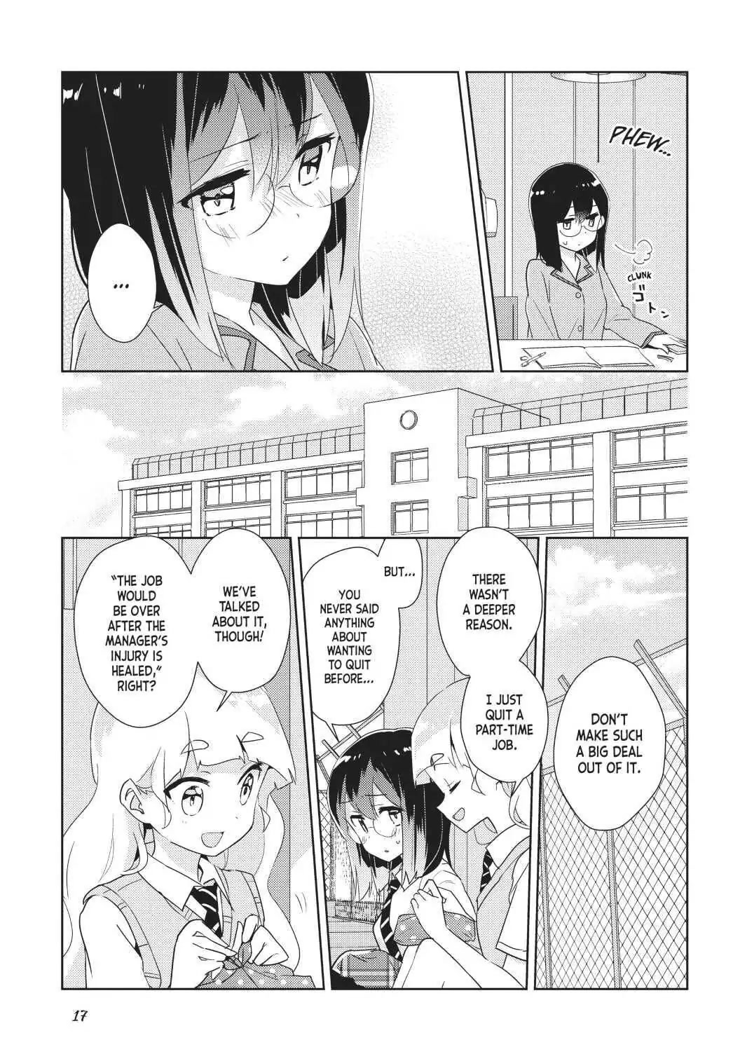 Watashi no Yuri wa Oshigoto desu! Chapter 32 page 17 - Chapter 32: Have You a Moment to Spare?