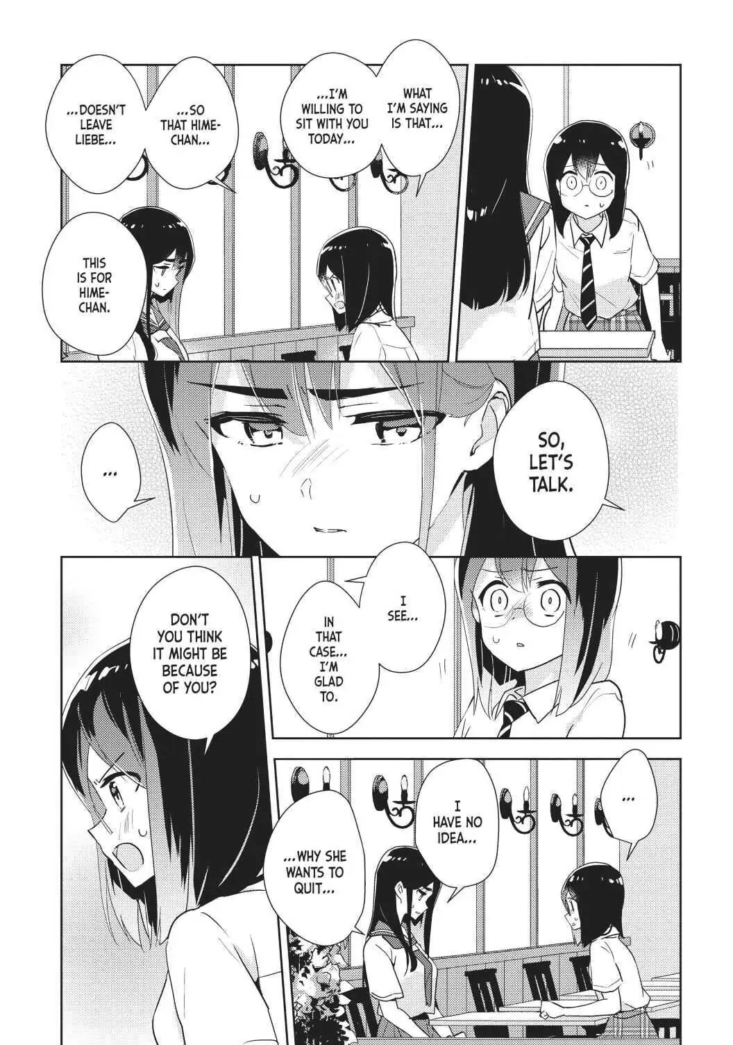 Watashi no Yuri wa Oshigoto desu! Chapter 33 page 12 - Chapter 33: Spare No Detail