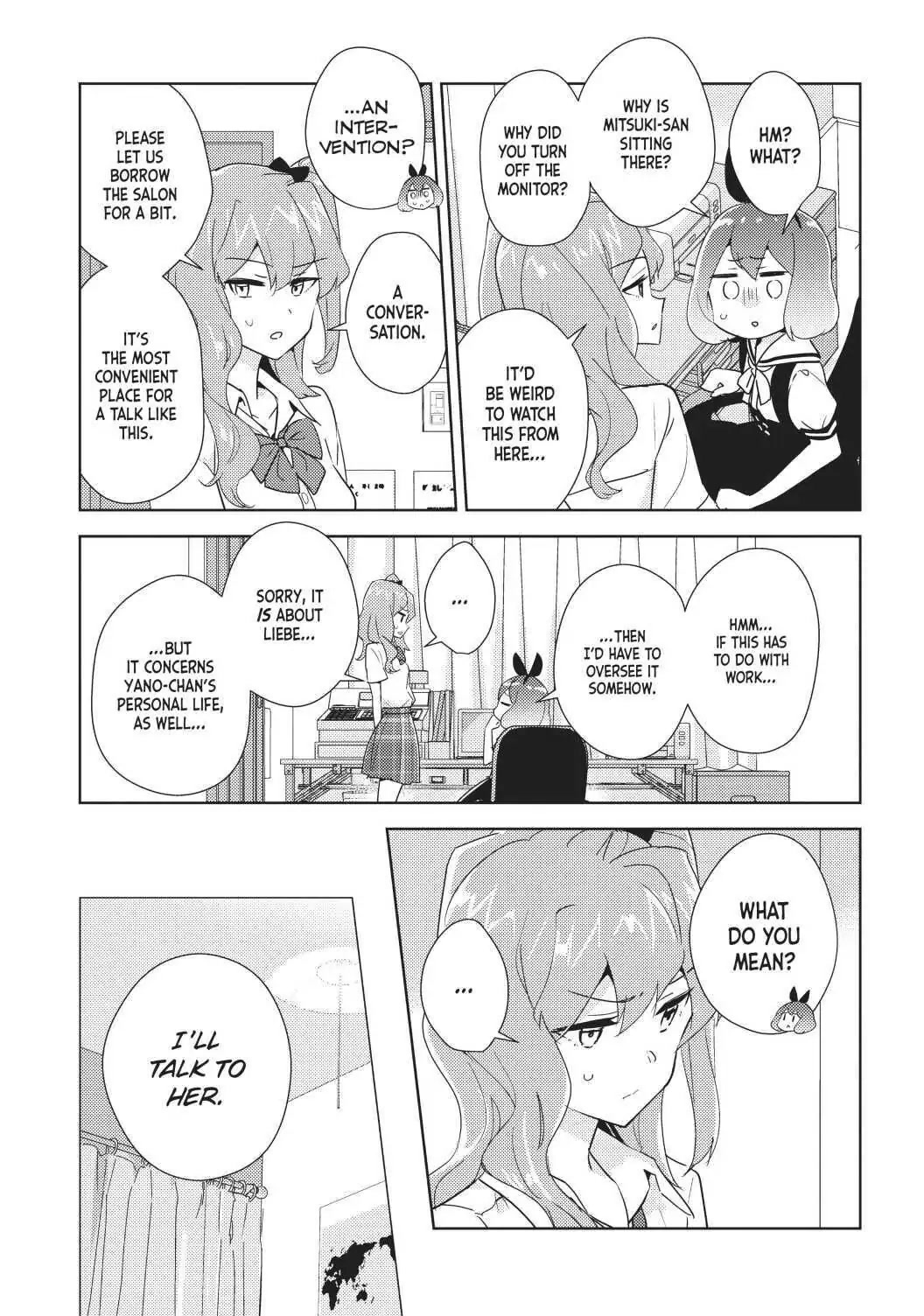 Watashi no Yuri wa Oshigoto desu! Chapter 33 page 4 - Chapter 33: Spare No Detail