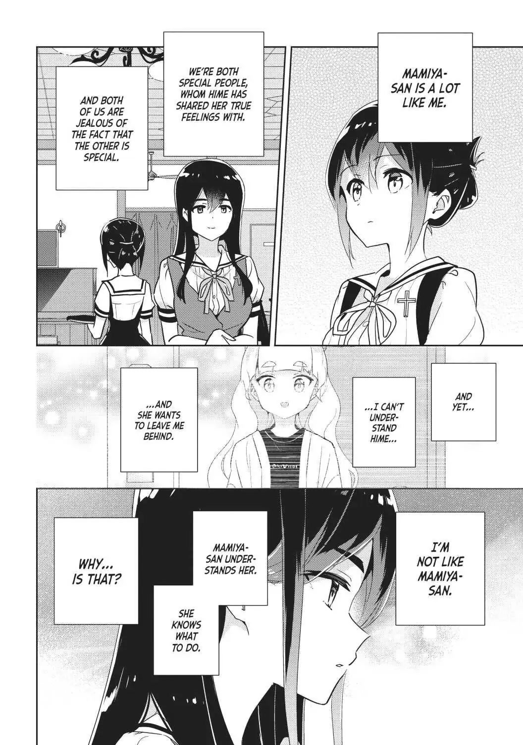 Watashi no Yuri wa Oshigoto desu! Chapter 34 page 13 - Chapter 34: Now for My Next Great Blunder
