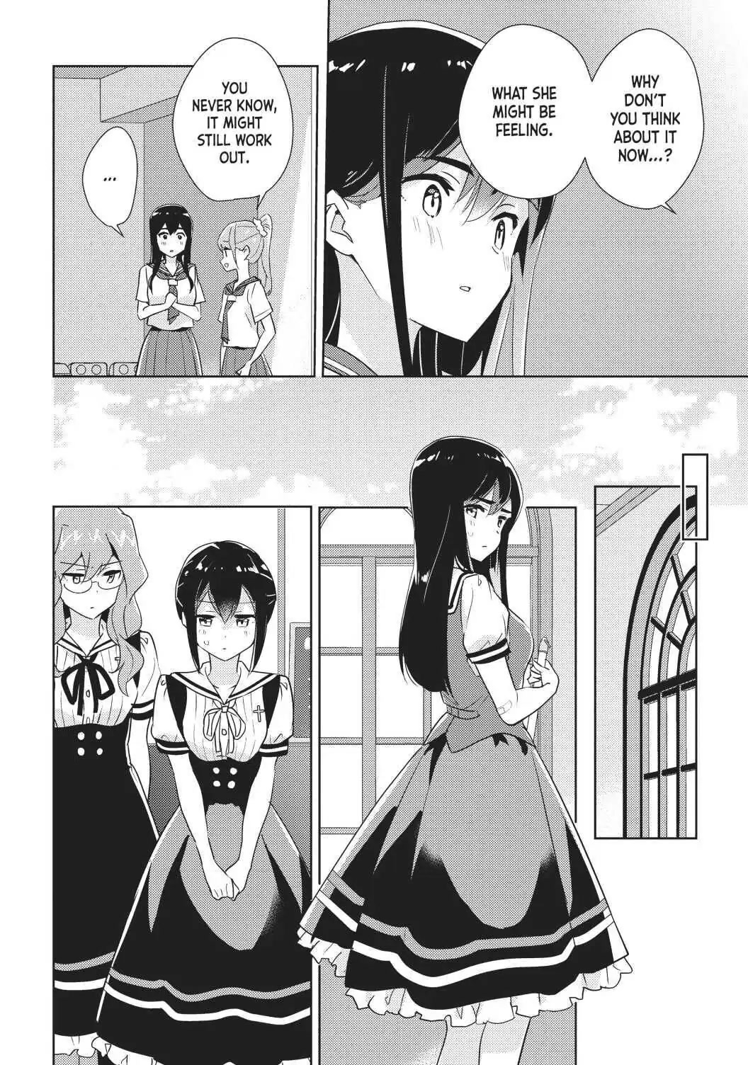 Watashi no Yuri wa Oshigoto desu! Chapter 34 page 9 - Chapter 34: Now for My Next Great Blunder