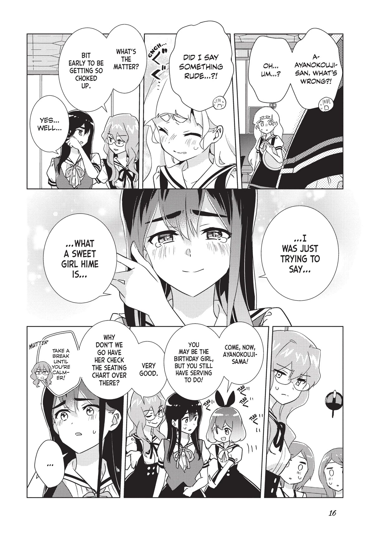 Watashi no Yuri wa Oshigoto desu! Chapter 37 page 17 - Chapter 37: The Two Birthdays