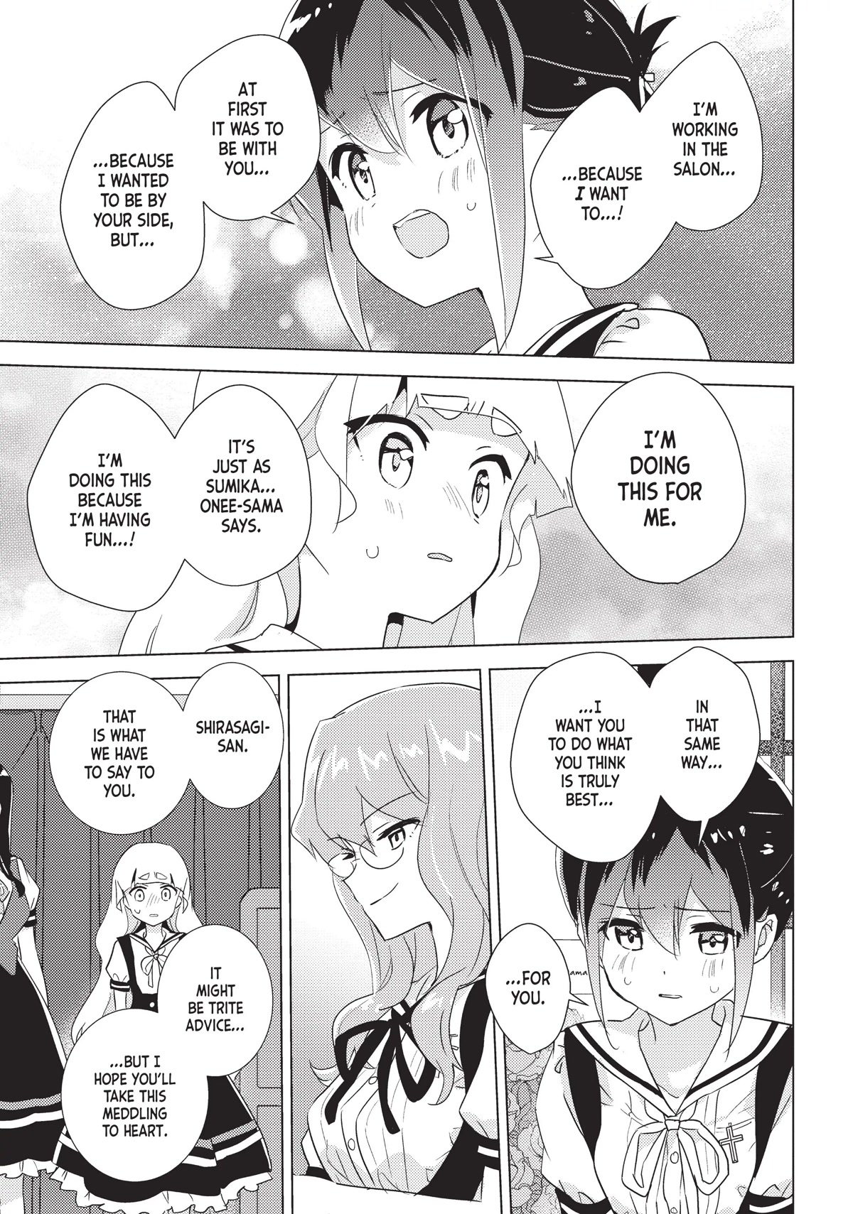 Watashi no Yuri wa Oshigoto desu! Chapter 37 page 24 - Chapter 37: The Two Birthdays